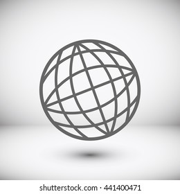 globe vector icon