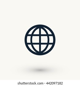 globe vector icon