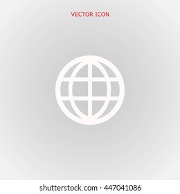 globe vector icon