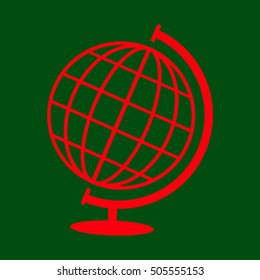 
Globe vector icon.