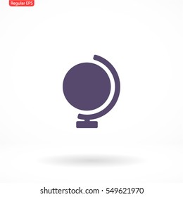 The globe  vector icon