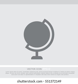 Globe vector icon