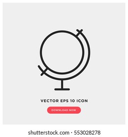 Globe vector icon