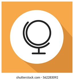 Globe vector icon