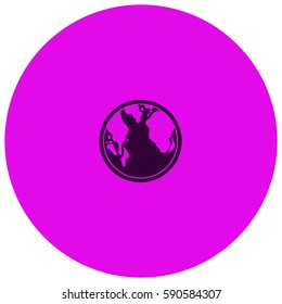 Globe vector  icon