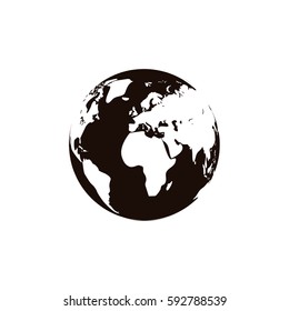 Globe vector icon