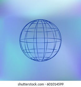 Globe vector icon