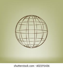 Globe vector icon
