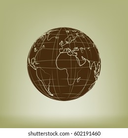Globe vector icon