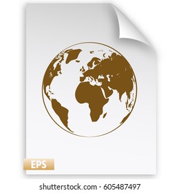Globe vector icon
