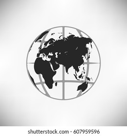 Globe vector icon