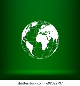 Globe vector icon