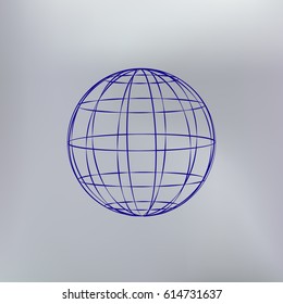 Globe vector icon