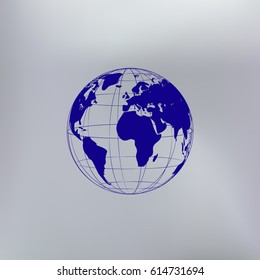 Globe vector icon