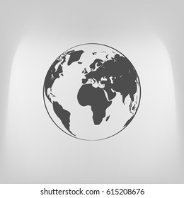 Globe vector icon