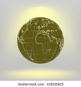 Globe vector icon