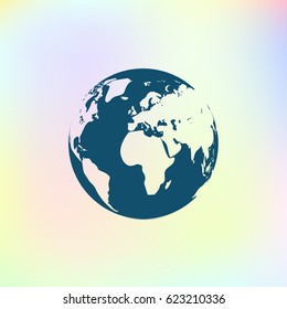 Globe vector icon