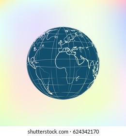 Globe vector icon
