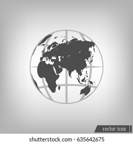 Globe vector icon