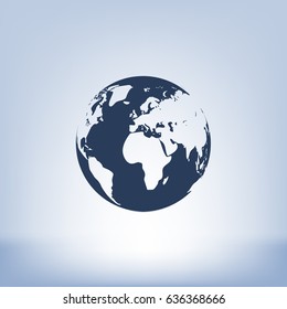 Globe vector icon