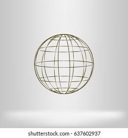 Globe vector icon