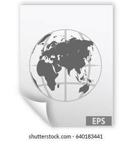 Globe Vector Icon Stock Vector Royalty Free Shutterstock