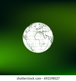 Globe vector icon