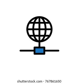 globe vector icon