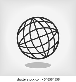 globe vector icon, vector best flat icon, EPS