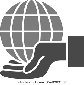 Globe vector icon. Can be used for printing, mobile and web applications.