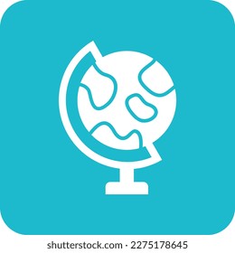 Globe vector icon. Can be used for printing, mobile and web applications.