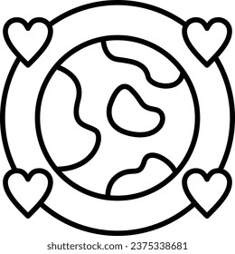 Globe vector icon. Can be used for printing, mobile and web applications.