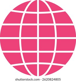 Icono del Vector del globo. Se puede utilizar para aplicaciones de impresión, móviles y de Web.