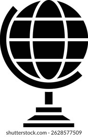 Globe vector icon. Can be used for printing, mobile and web applications.