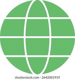 Globe vector icon. Can be used for printing, mobile and web applications.