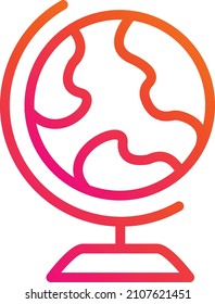 Illustration zum Design von Globe-Vektorsymbol
