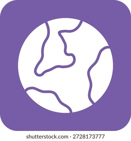 Ilustração de design de ícone de vetor do globo