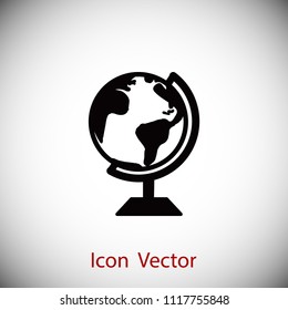 globe vector icon, 

Vector EPS 10 illustration style