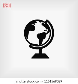 globe vector icon, 

Vector EPS 10 illustration style