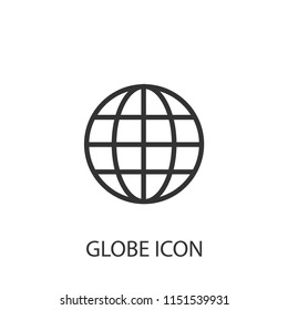 globe vector icon illustration