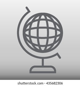 Globe Vector Icon Illustration