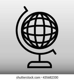 Globe Vector Icon Illustration