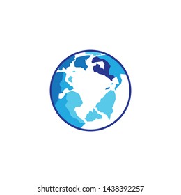 Globe vector icon illustration design
