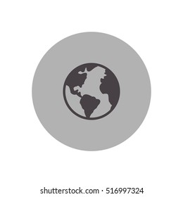 globe vector icon illustration, for mobile and web design