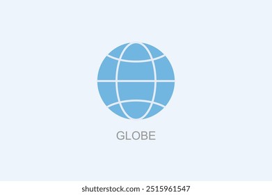 Icono de Vector de globo o ilustración de logotipo
