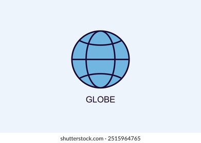Globe Vector Icon Or Logo Illustration