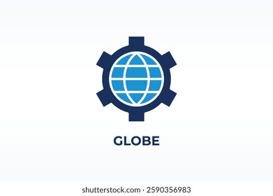 GLOBE vector, icon or logo sign isolated symbol illustration