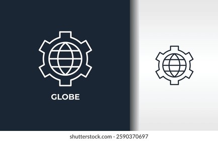 Globe Vector, Icon Or Logo Sign Isolated Symbol Illustration