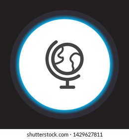 Globe Vector icon . Lorem Ipsum Illustration design