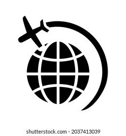 
Globe vector icon. Navigation illustration sign. world map symbol.